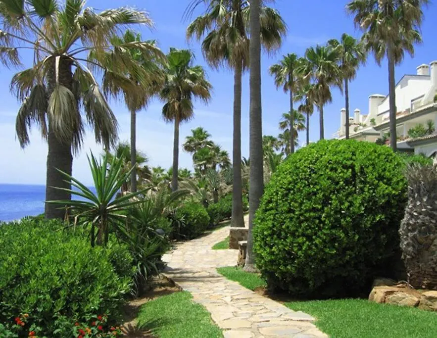 Gorgeous Beachfront Property With Stunning Sea Views & Garden Estepona Spain